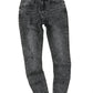 High Rise Frayed Ankle Skinny Jeans